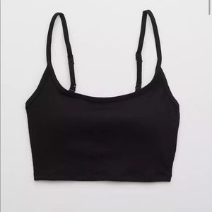 Aerie Ribbed Longline Scoop Bikini Top